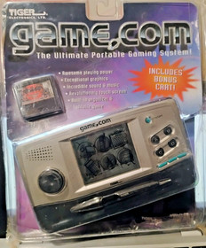 Game.com Portable Gaming System- Complete in Damaged box w/ Batman & Robin Cart