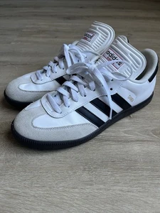 Adidas Samba Size 8 Men’s Indoor White Black Gum Women’s Size 9.5 Soccer - Picture 1 of 9