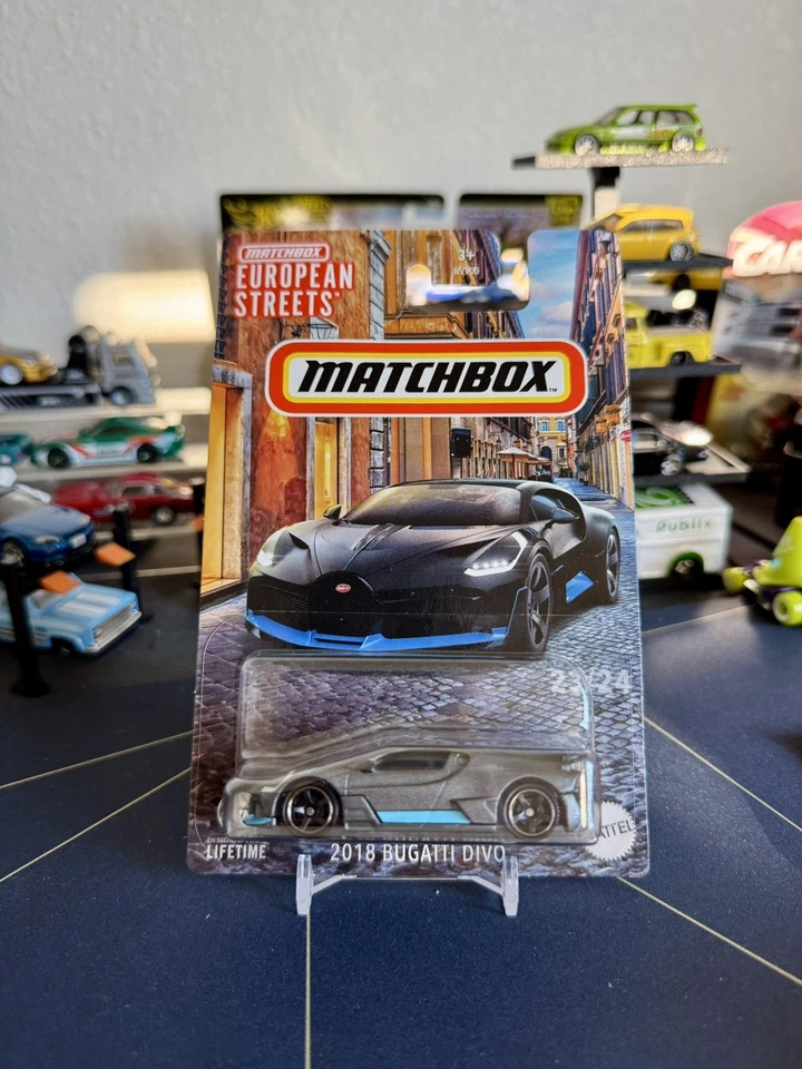 Matchbox 2024 European Streets Series Bugatti Divo Negro 23/24 Foto 1 de 1