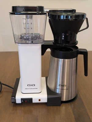 Technivorm Moccamaster 79118 KBT Coffee Brewer, 40 oz, Matte White, SCA Cert. - Image 1 of 4