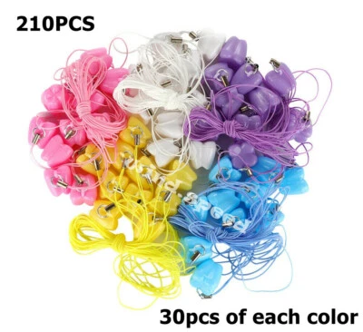 210pcs Colorful Baby Kids Tooth Storage Box Organizer Milk Teeth Keepsake Holder