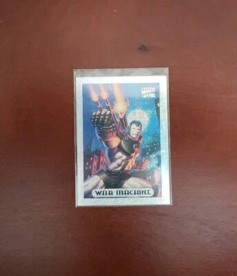 Marvel Masterpieces War Machine Silver Holofoil 1994 10/10 Foto 1 de 2