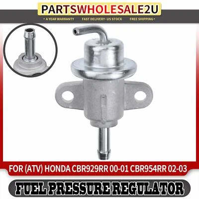 Regulador de presión de combustible para Honda CBR929RE 2000-2001 CBR954RR 2002-2003 plateado Foto 1 de 4