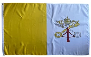 Vatican Flag Large Vatican City Catholic Flag 150 x 90cm - Picture 1 of 5
