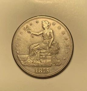 1875-S Trade Dollar XF/AU - Bild 1 von 4
