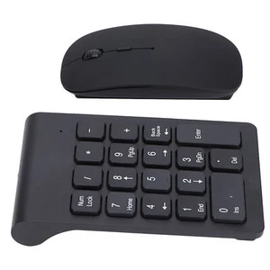 Number Pad Plug And Play 2.4GHz Wireless 1200 DPI Number Pad Mouse Combo - Picture 1 of 12