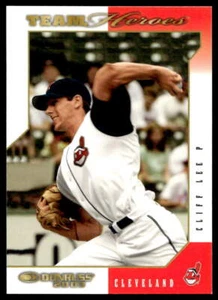 2003 Donruss Team Heroes 156 Cliff Lee Indians Baseball Card - Picture 1 of 2