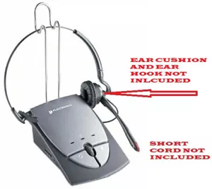 Plantronics S12 Corded Telephone Headset System 64703-03 - Picture 1 of 4