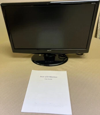USED Acer 21" 1080P LCD Video Monitor Model H213H with VGA, DVI and HDMI inputs! - Image 1 of 4
