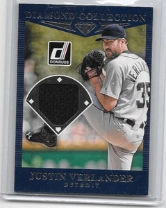 JUSTIN VERLANDER 2017 PANINI DONRUSS DIAMOND COLLECTION JUEGO USADO JERSEY - Imagen 1 de 1