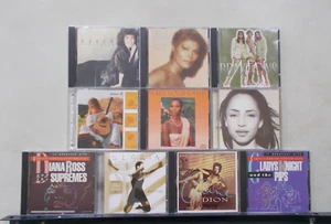 * H 10 FEMALE ARTISTS # CD CELINE ESTEFAN HOUSTON WARWICK BRAXTONS CARPENTER - Imagen 1 de 3