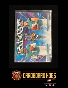 Trevor Lawrence & Travis Etienne - 2021 Panini Playoff Thunder Lightning #TL-17 - Picture 1 of 3
