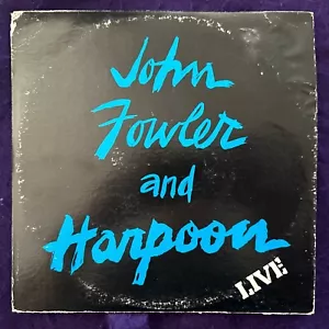JOHN FOWLER & HARPOON Live 10" LP '80 PRIVAT Blues Rock EX - Bild 1 von 8