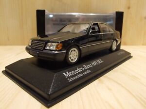 Mercedes-Benz 600 SEL, W140, 1/43, oryginalny. Minichamps, 1 z 3504, 400 035400