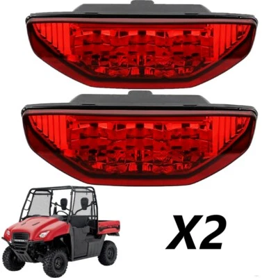 X2 Honda MUV 700 BIG RED  BACK LED Rear Brake Tail Light Taillight - Image 1 of 4