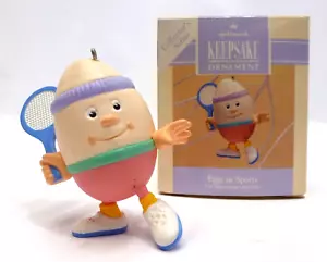 Easter Spring 1993 Hallmark "Eggs in Sports" Easter Collection Ornament QEO833-2 - Picture 1 of 11