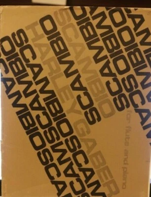 Flute & Piano: Scambio by Harley Gerber New Out of Print - Image 1 of 3