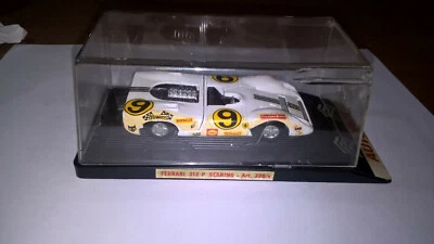 Mercury art.306/a Ferrari 312P versione Sebring bianco con vetrinetta originale. - Immagine 1 di 4
