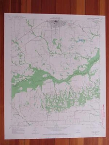Cooper South Texas 1978 Original Vintage USGS Topo Map - Bild 1 von 1