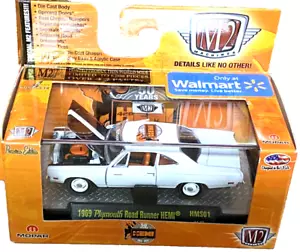 M2 Machines Limited Edition 1969 Plymouth Road Runner Hemi 50 Jahre weiß - Bild 1 von 2