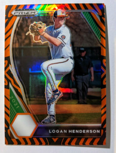 2021 PRIZM DRAFT PICKS TIGER STRIPES PRIZM LOGAN HENDERSON 73/99