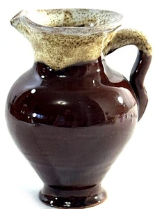 "Jarra de cerámica/jarrón de cogollo vintage RDO Santillana del Mar España 3,5""" - Imagen 1 de 7