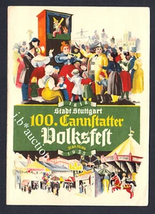 Stuttgart 100. CANNSTATTER VOLKSFEST 1935 * Offizielle Festpostkarte - Picture 1 of 2