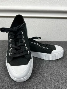 Marc Fisher Rammy Round Toe Platform Sneaker Black Size 8.5M - Picture 1 of 8