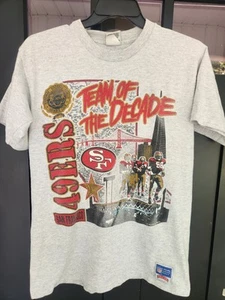 Vintage San Francisco 49ers Team Of The Decade Nutmeg T-Shirt Größe L USA - Bild 1 von 8