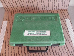 Greenlee 7238SB Estuche vacío con trinquete y dos tacos. Sin punzón ni troqueles - Imagen 1 de 4