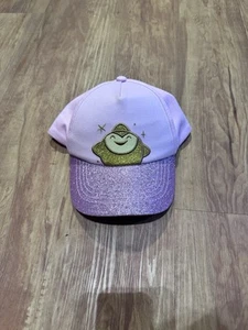 Disney Wish STAR Kids one size Cap Hat Purple Hat adjustable back glitter embroi - Picture 1 of 5