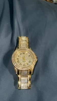 Часы золотые муассанит - Изображение 1 из 3