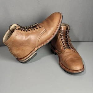 Whites Main Street-D Boots 10.5 D Tan Leather Dainite Sole Handmade USA 2021 - Picture 1 of 24