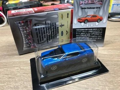 Kyosho - EE. UU. Sports Car 2 - Dodge Challenger - Azul - Mini Car 1/64 - R23 Foto 1 de 4