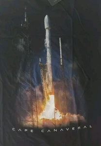 Space X Tshirt NWT Men's Size Large CAPE CANAVERAL ROCKET TAKE OFF - Picture 1 of 7