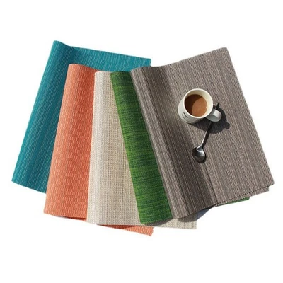 Pack of 4 oil resistant placemats 18 by 12 inches for commercial and home use - Image 1 of 4