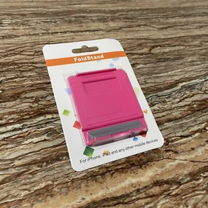 Pink Foldable Adjustable iPhone iPad Smartphone Universal Mobile Device Holder - Picture 1 of 5