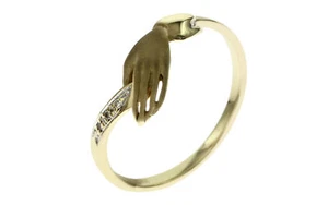 Carrera Y Carrera Ring 585/- Gelbgold mit Diamanten WERT 1.500 € - 80995495 - Picture 1 of 1