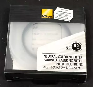 Nikon 52mm Neutral Color NC Filter - New in Box! - Picture 1 of 2