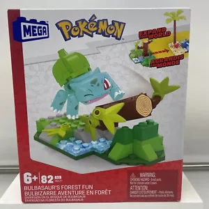 Mega Construx Pokemon, Bulbasaur's Forest Fun - 82 Pieces HDL77 Building Blocks - Picture 1 of 3