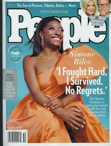 PEOPLE MAGAZINE DEC 2021, SIMONE BILES COVER, NEW NO LABEL. - Picture 1 of 1