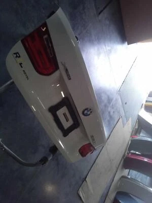 2015 BMW 320I Deck Lid Trunk Lid White OEM 41007288757 120K Miles - Изображение 1 из 4