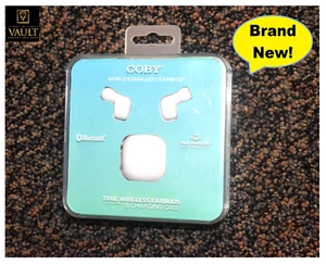 Coby Mini Auricolari Bluetooth True Wireless Bianco. Nuovo, sigillato. Spedizione veloce! - Foto 1 di 4