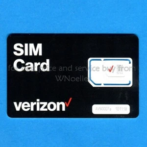 Verizon 4G 5G Nano SIM do iPhone 7/7+ 8/8+ 11/11Pro 12/12Pro 13 13mini 13ProMax - Zdjęcie 1 z 6