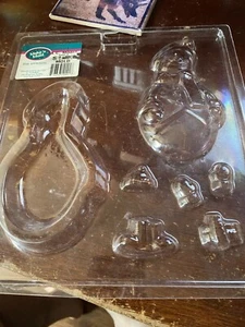 Juego de 7 moldes de caramelo de chocolate Navidad muñeco de nieve Life of Party excelente - Imagen 1 de 4