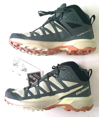 Salomon X Ultra 360 Edge  MID  GTX  474599  man green shoes   Brand  New - Image 1 of 4