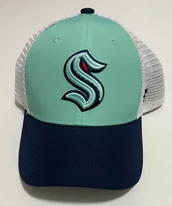 NWT Fanatics Authentic Seattle Kraken Baseball Cap Boys size 8-20 Trucker NHL - Picture 1 of 3