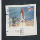 US Scott #2544A gebrauchte Platte Position $ 10,75 Express Mail (Space Shuttle Endeavour