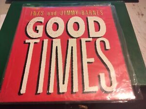INXS and Jimmy Barnes  " Good Time / Laying Down The Law " 1986 Pic Cover 45