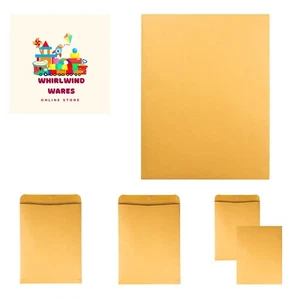 Durable Brown Kraft Catalog Envelopes 12x15.5 Inches with Gummed Closure - 1 Box - Picture 1 of 6